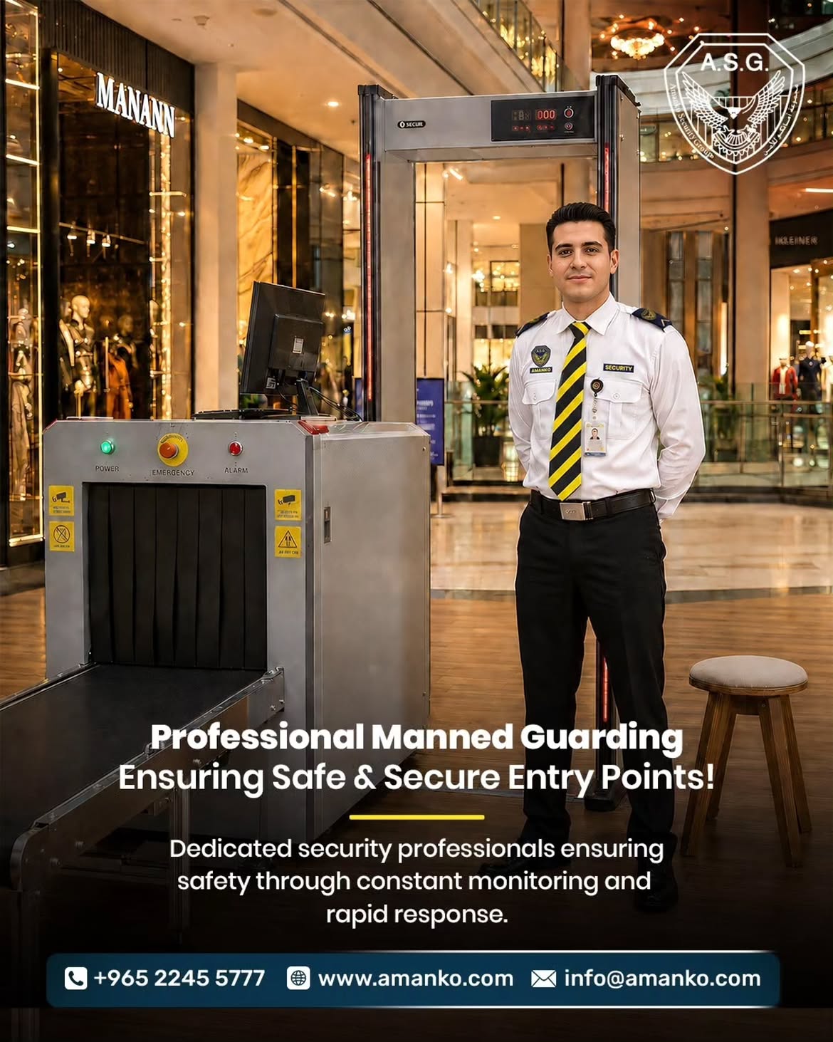 Professional security starts at every entry point. Our trained guards combine vigilance, advanc