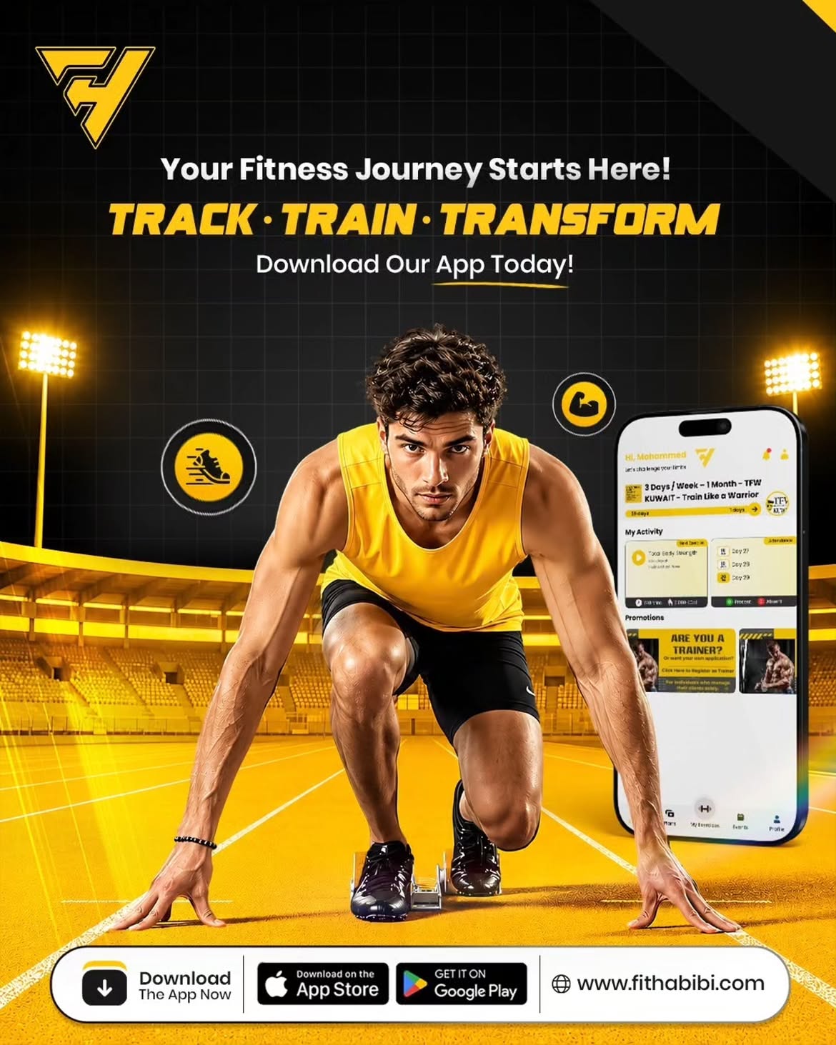 🏃_♂️ Every goal starts with one step. Track workouts, follow personalized plans, monitor progr